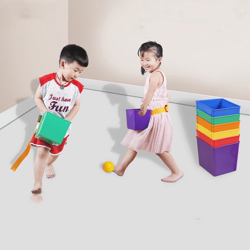 Children'S Bucket Sandbag Waist Hanging Plastic Bucket - MRSLM