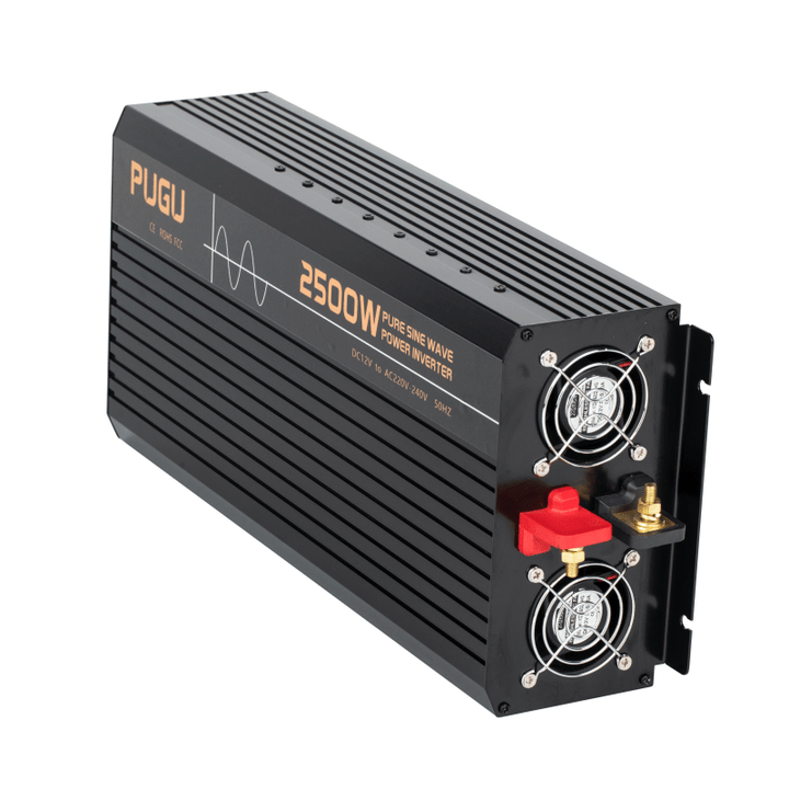 LCD 220V 50HZ Power Inverter 1600W/4000W/5000W/6000W 12V/24VDC to AC Pure Sine Wave Converter EU Socket - MRSLM