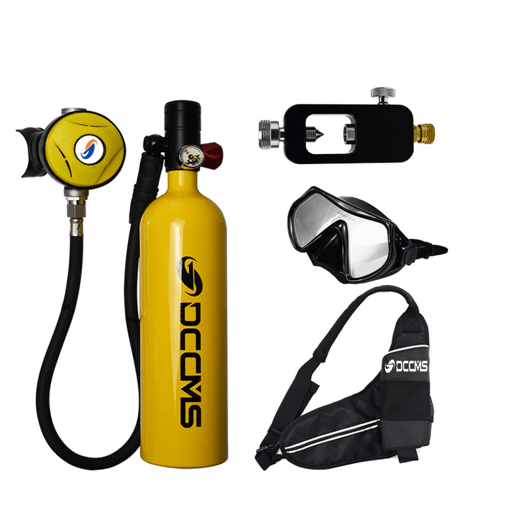 DCCMS 6Pcs/Set 1L Mini Scuba Diving Oxygen Tank Divers Leisure Spare Oxygen Portable Equipment - MRSLM