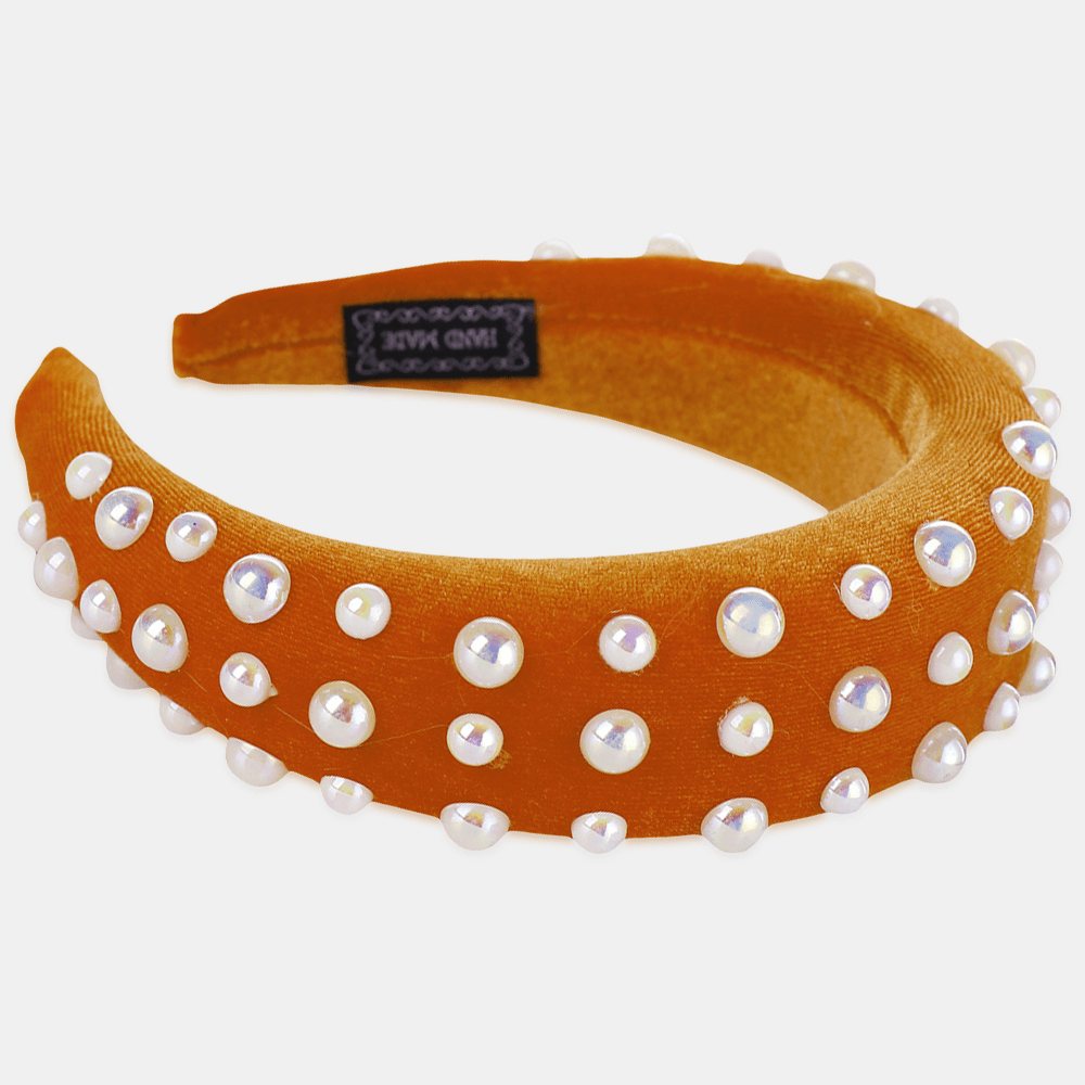 Pearl Sponge Headband Multicolor Ladies Headband - MRSLM