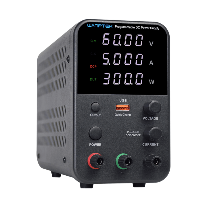 WANPTEK WPS605H 60V 5A Adjustable DC Power Supply Programmable 4 Digits LED Display Switching Regulated Power Supply - MRSLM