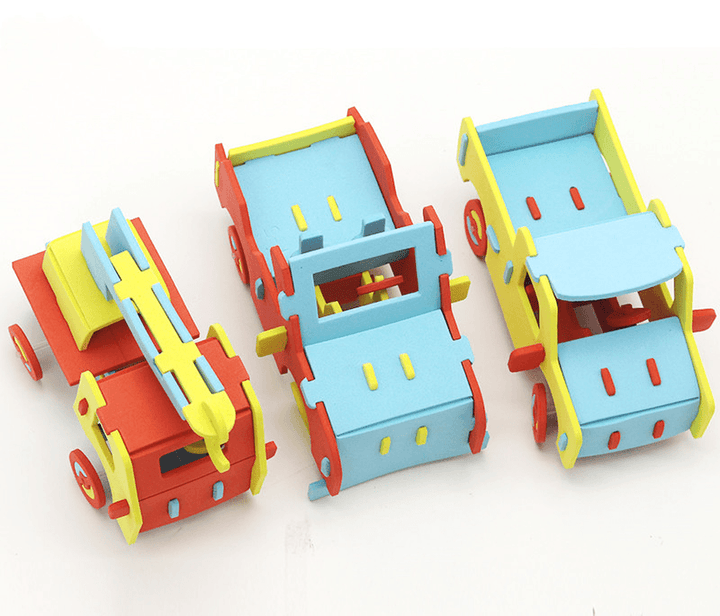 Children'S Handmade DIY Assembling Car and Airplane Model Material Package Educational Toys - MRSLM