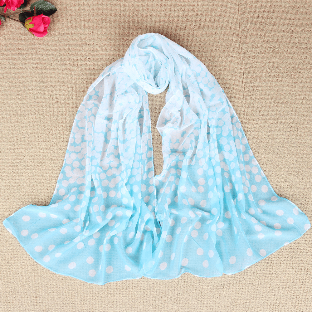 Ladies Chiffon Scarf Water Freezing Point - MRSLM