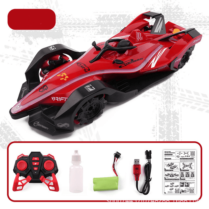 Wireless Remote Control Charging Spray Light Racing Toy - MRSLM