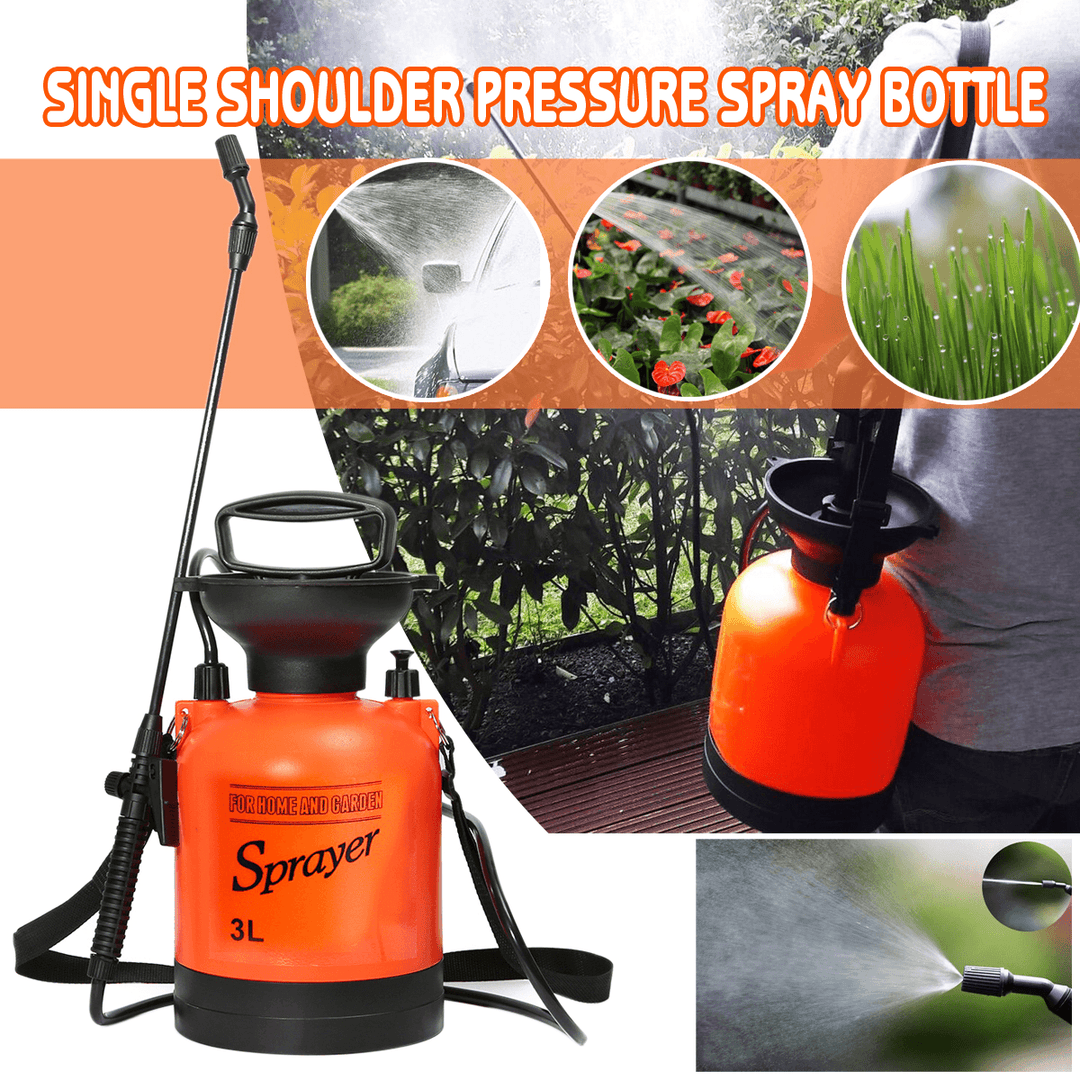 3L Garden Spray Bottle Handheld Pressure Sprayer Home Water Pump Sprayer - MRSLM