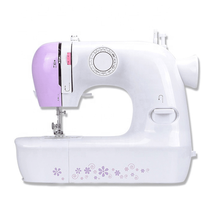 Mini Desktop Portable Electric Sewing Machine 12 Stitches Household DIY Clothes - MRSLM