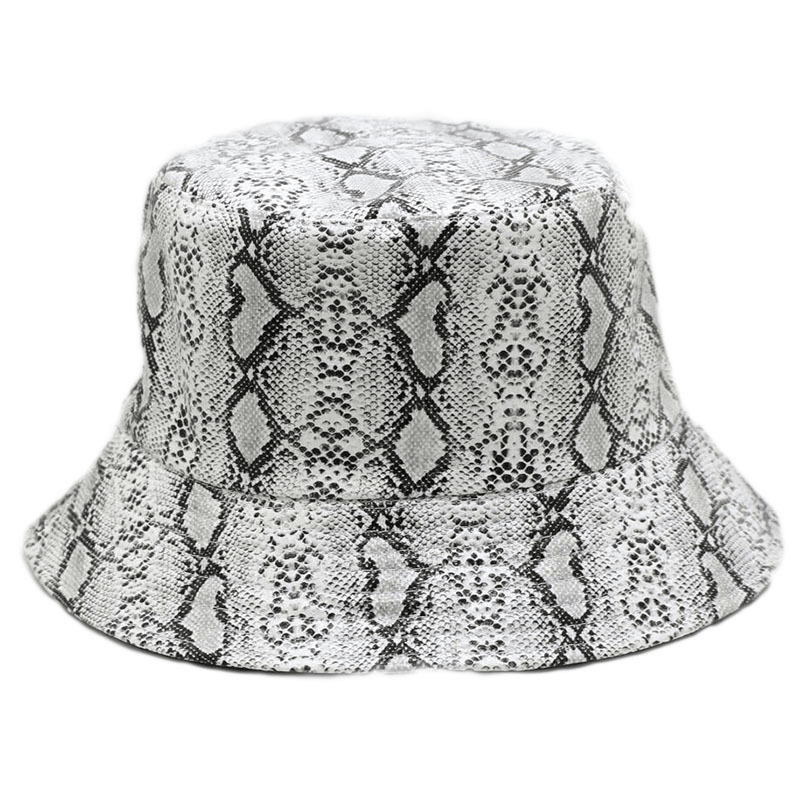 Snake Print Fisherman Hat Men and Women Street - MRSLM