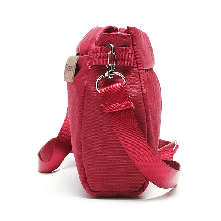 Women Travel Passport Storage Bag Nylon Waterproof Crossbody Bag - MRSLM