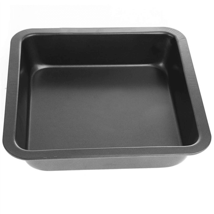 KC-OP02 8 Inches Stainless Steel Non-Stick Square Pizza Cake Mold Bread Cookie Tray Oven Pan - MRSLM