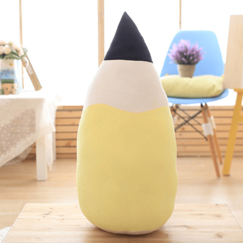 Creative Pencil Shape Pillow Seat Cushion Colorful Kawaii Cartoon Stuffed Plush Toy Novel Festival Gift - MRSLM