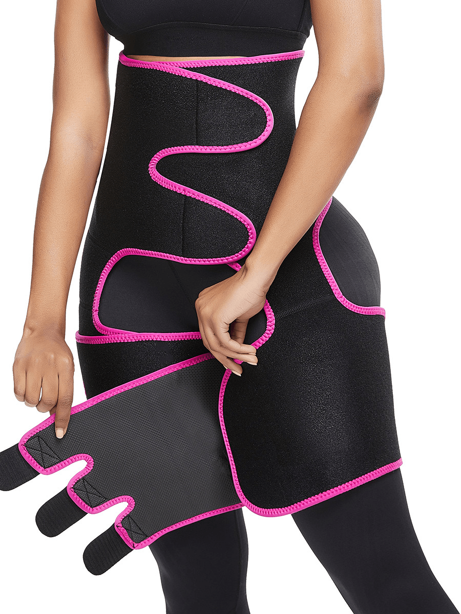 Neoprene Thigh Shaper High Waist Body Shaper Slimmer Wrap Thermo Trainer Sport Waist Protective Accessories - MRSLM