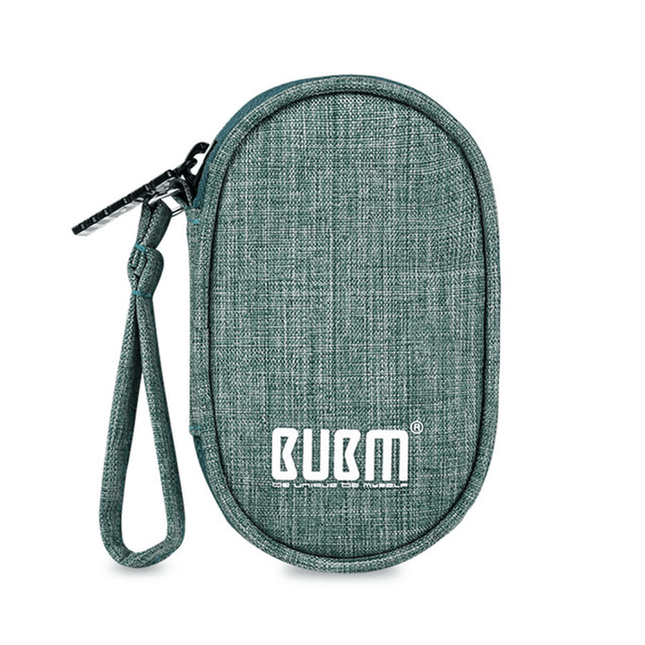 BUBM Travel Carrying Case for Small Electronics and Accessories Earphone Earbuds Cable Change Purse - MRSLM