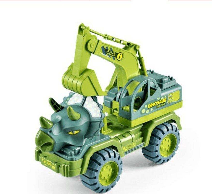 Children'S Toy Car Dinosaur Engineering Vehicle Digging Transport Truck - MRSLM