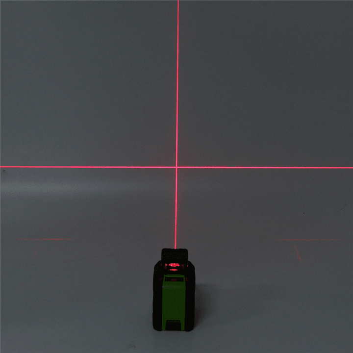 360° Rotary 5 Line Laser Level Red Laser Self Leveling Vertical Horizontal Level Measure Kit - MRSLM