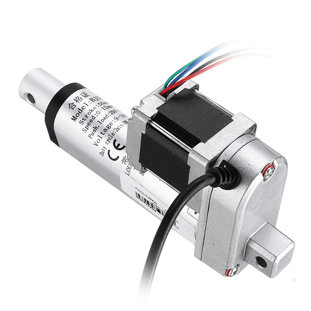 500N 7Mm/S Adjustable Linear Actuator DC 9-36V Stepper Motor Linear Actuator Tubular Motor - MRSLM