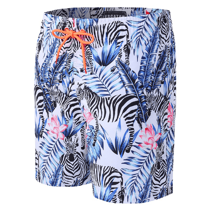 Men'S Casual Quick-Drying Beach Adjustment Belt Shorts Men'S Beach Wear Board Shorts - MRSLM