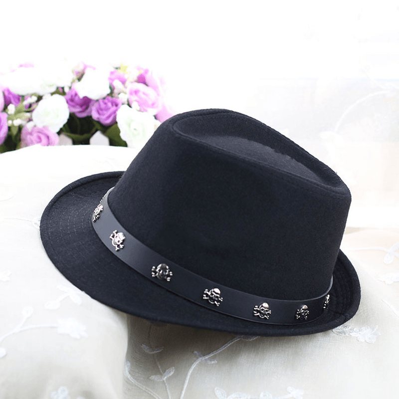 Hat Women Go Shopping British Retro Winter Woolen Hat - MRSLM