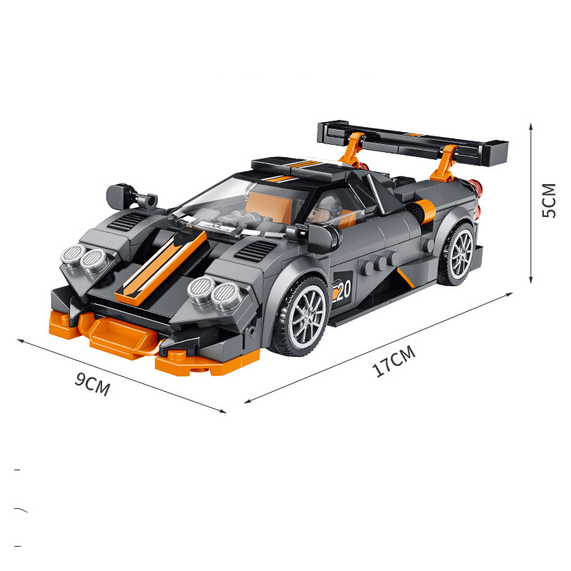 Small Particles Assembled Sports Car Toy Building Blocks - MRSLM