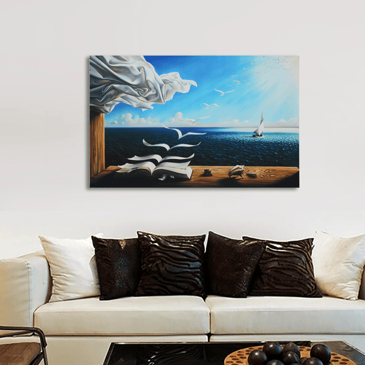 Modern Sea Canvas Print Painting Poster Wall Mount Art Unframed Picture Home Decorations - MRSLM