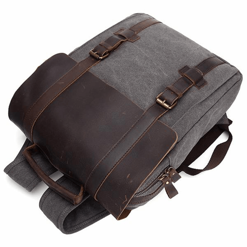 Vintage Canvas 15 Inch Laptop Bag Backpack Men Women - MRSLM