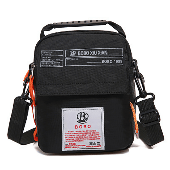 Men Nylon Waterproof Casual Crossbody Bag Lightweight Shoulder Bag - MRSLM