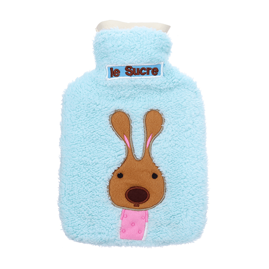 34X22Cm Portable Hot Water Bottle Bag Creative Cute Cartoon Rabbit Hand Warmer - MRSLM