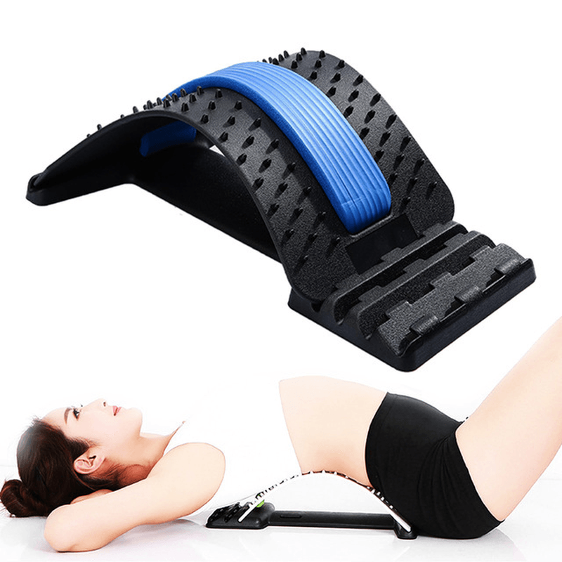 KALOAD Back Massage Magic Stretcher Back Support Lumbar Spine Massager Relaxation Fitness Tools - MRSLM