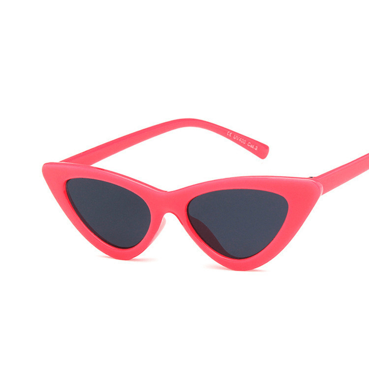 Triangle Cat Eye Children Sunglasses Fashion Colorful Sunglasses Cute - MRSLM