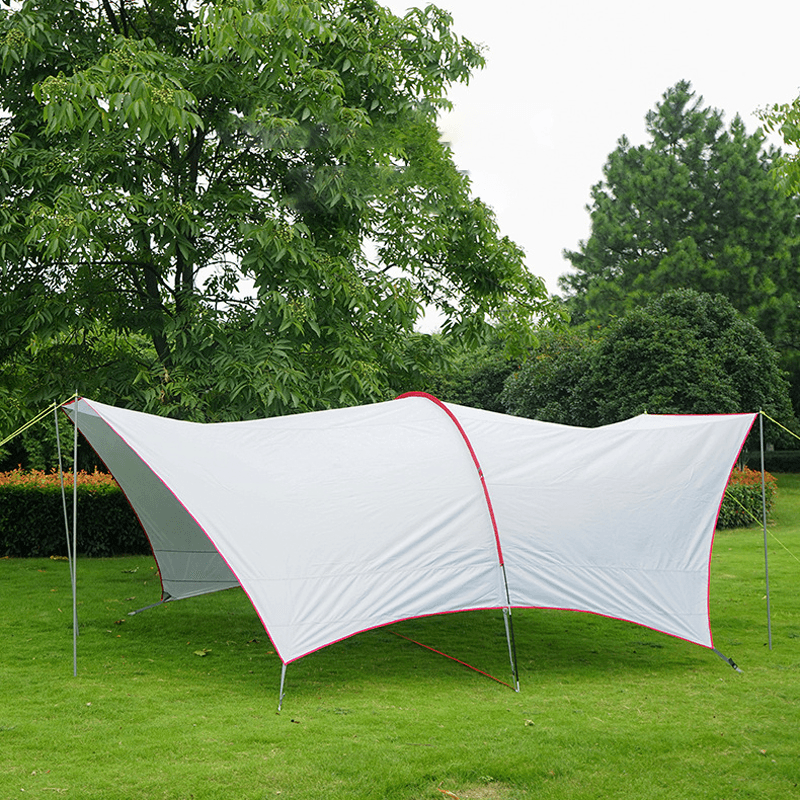 CLS UV Protect Gazebo Tent Large Beach Tent Beach Umbrella Awning BBQ Sun Shelter Outdoor Oxford Sun Canopy Waterproof Camping Tent - MRSLM