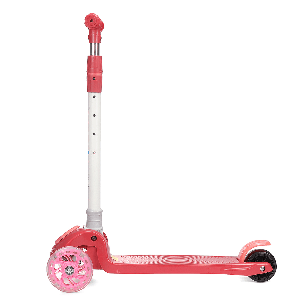 Kid Scooter Adjustable Height with 3 Luminous Wheel for 2-7 Years Old Children Gift - MRSLM