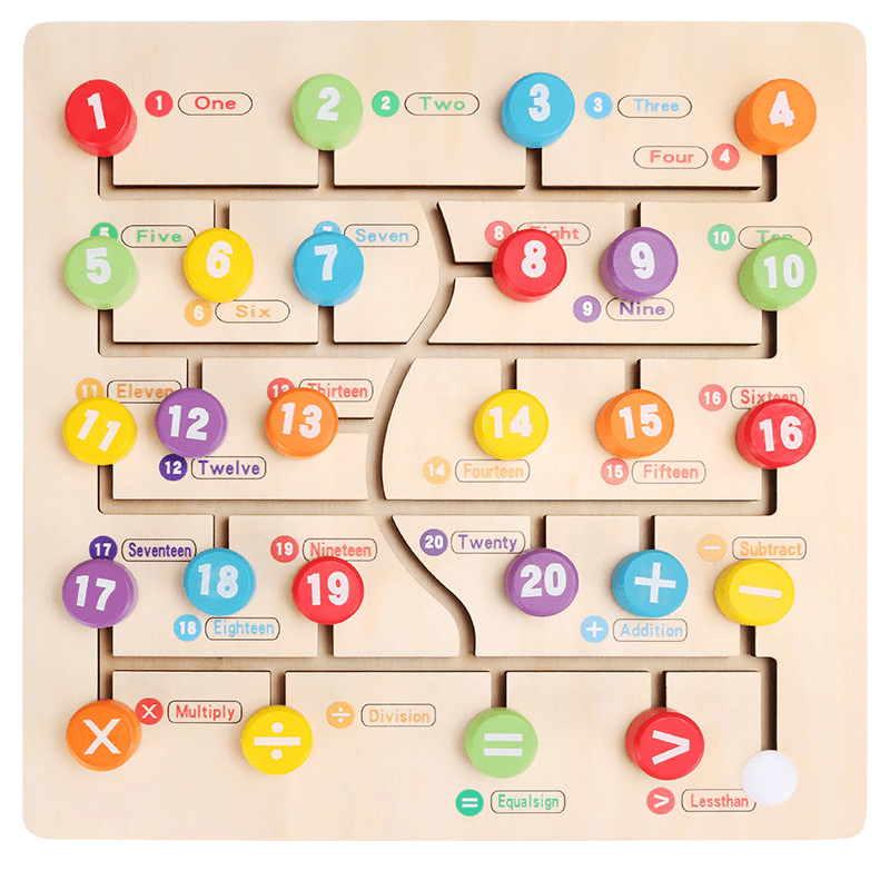 Cognitive Maze to Find a Place Educational Toy - MRSLM