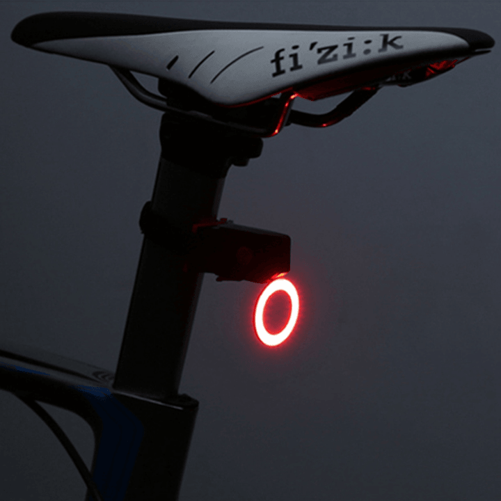 Creative High Brightness LED Safety Warning Bike Taillight IPX6 Waterproof 5 Modes Cycling - MRSLM