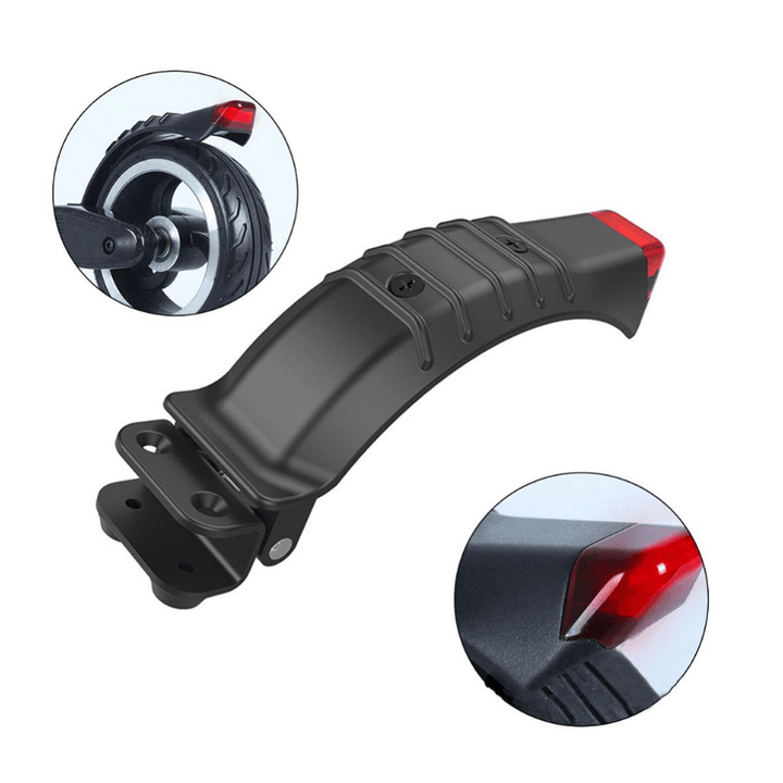 BIKIGHT 5/5.5/6.5Inch Electric Bike Rear Fender LED Tail Light Brake Stop Electric Scooter Bicycle Accessories - MRSLM