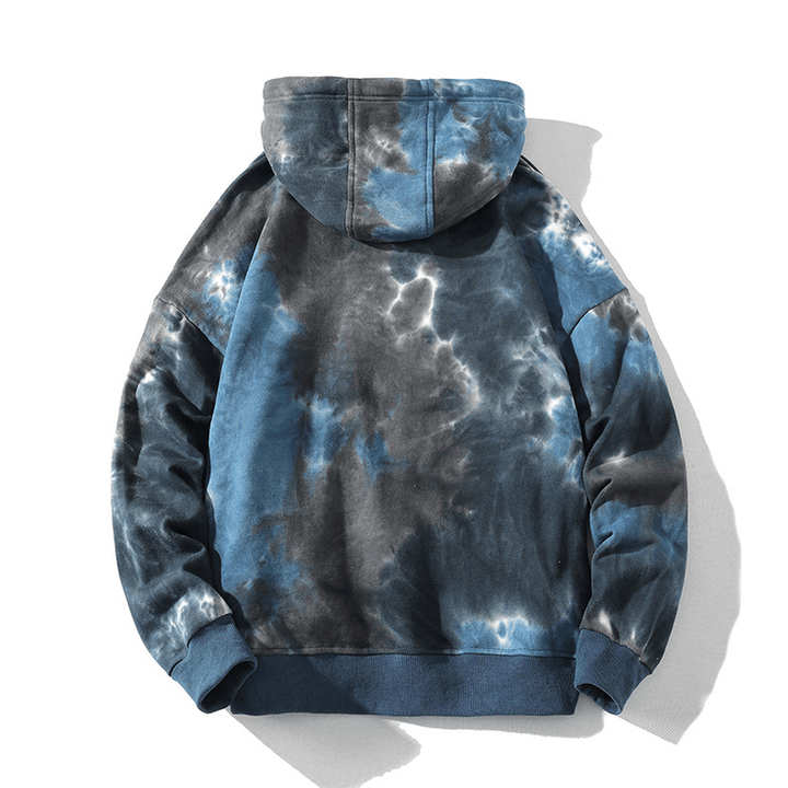 High Gram Hooded Tie Dye Sweatshirt Hip Hop Loose - MRSLM