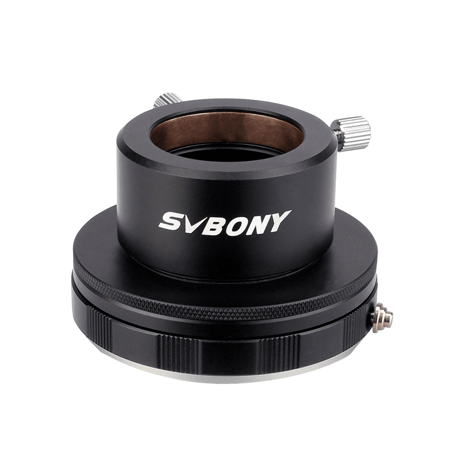 SVBONY SV149 DSLR Cameras Lens to 1.25" Eyepiece Adapter for Photography or Guiding - MRSLM