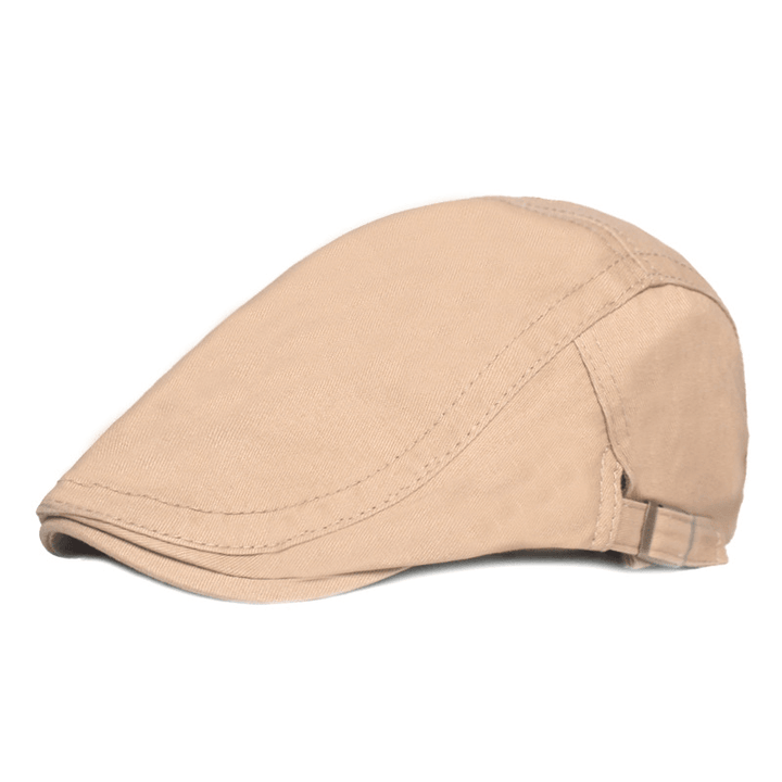 Solid Color Peaked Cap, Literary Youth Beret - MRSLM