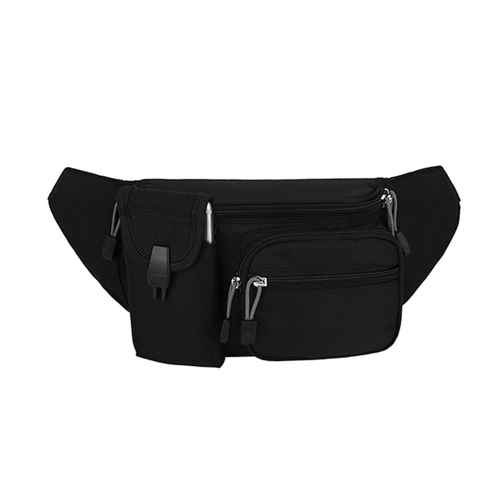 Men Waterproof Waist Pack Outdoor Sport Travel Bag Crossbody Bag - MRSLM