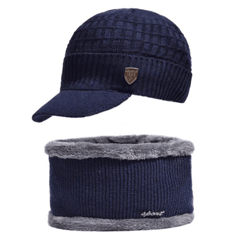 Knitted Hat Pleated Cap to Keep Warm - MRSLM