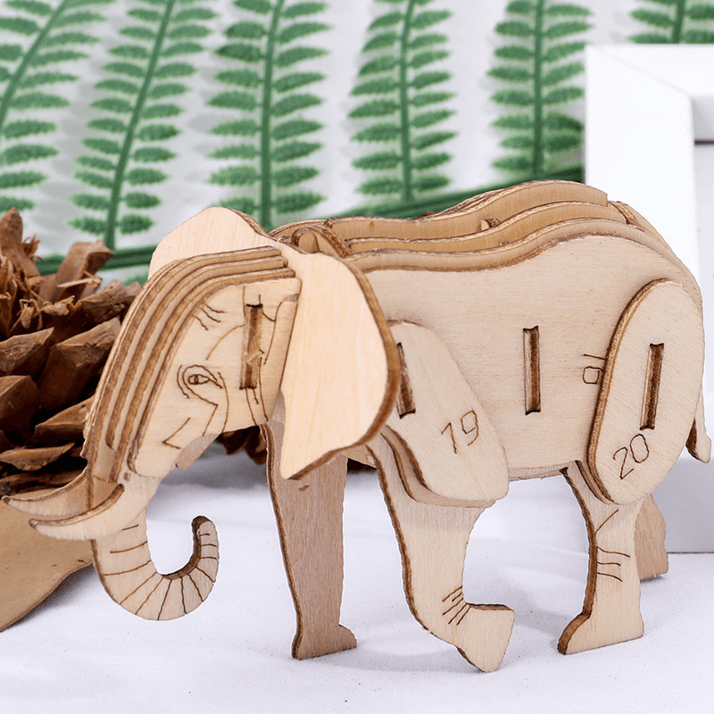 Children'S DIY Wooden Toys, Wooden Toy Models, Three-Dimensional Puzzles, Assembling Insect Models - MRSLM