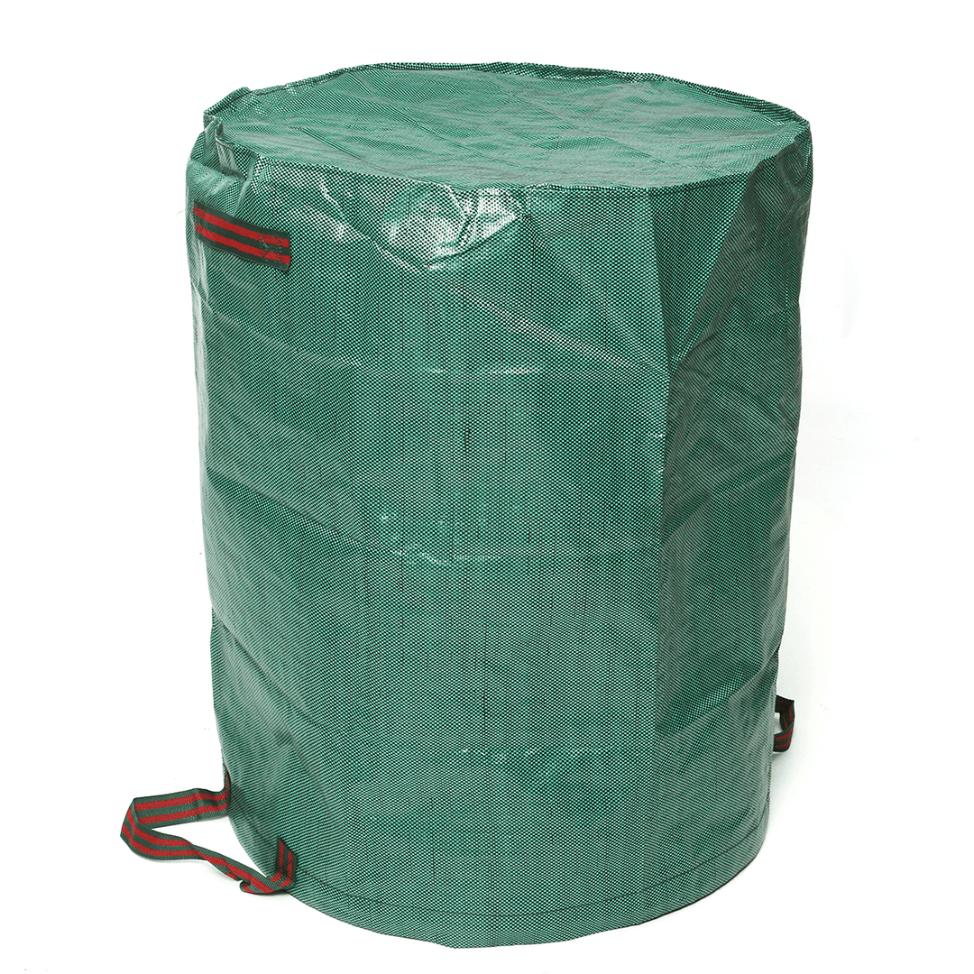 Portable Home Garden Canvas Yard Waste Bag Lawn Leaf Bags Storage Bag Garden Lawn Trash - MRSLM