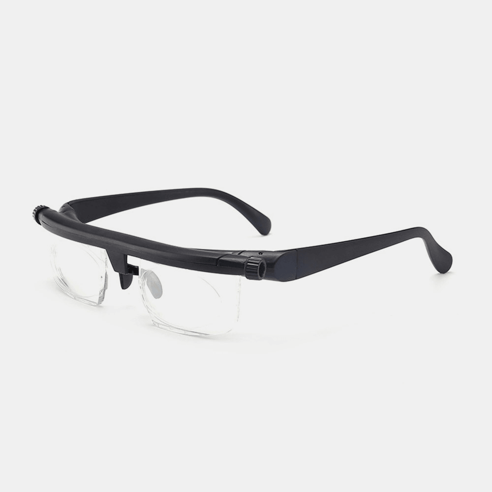 Unisex Half Frame Adjustable Degree Glasses Focal Length Adjustment Myopia Reading Glasses Selt-Adjusting Glasses - MRSLM