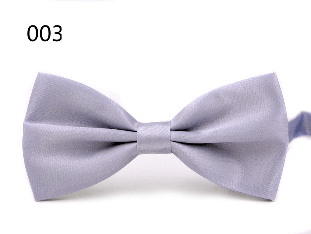 Bright Casual Men'S Solid Color Bow Tie - MRSLM