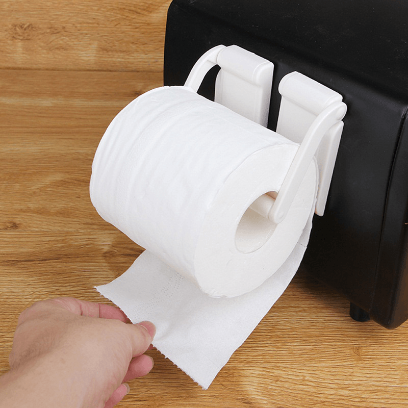 Honana Magnetic Reel Holder Towel Napkin Rack Refrigerator Side Wall Roll Paper Stand Wall Hanging Paper Towel Holder Kitchen Bathroom - MRSLM