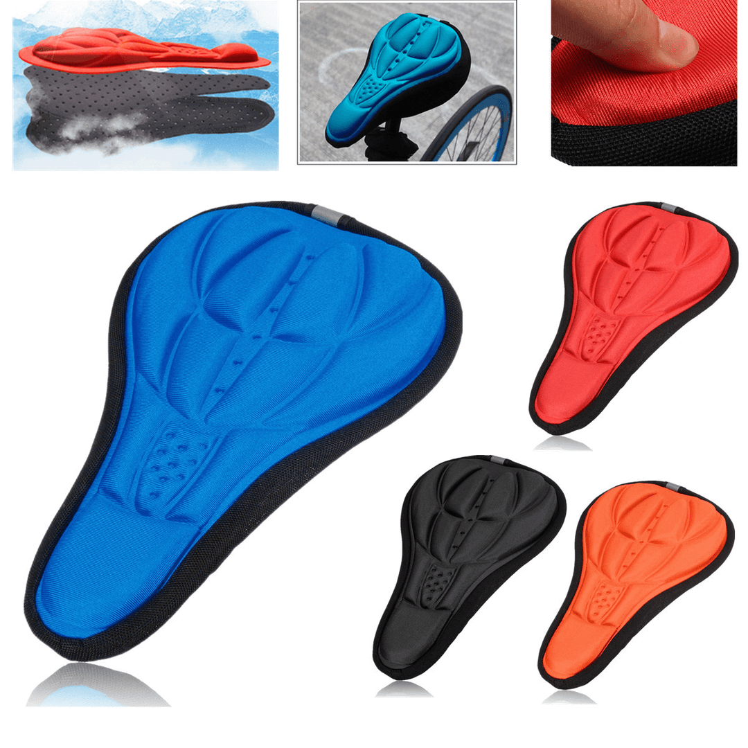 BIKIGHT 3D GEL Bike Seat Comfort Soft Bike Saddle Bicycle Cushion Cover for MTB Road Bike - MRSLM