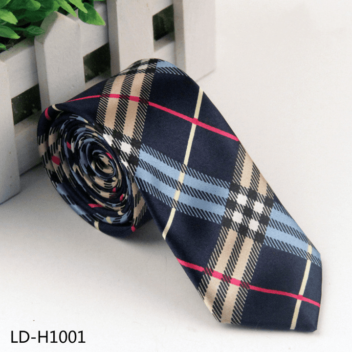 Fashion Casual Men'S Polyester Silk Printed Tie - MRSLM