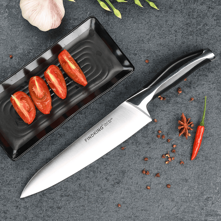 FINDKING Stainless Steel Knife Quality 8'' Inch Frozen Meat Cutter Chef Knife Kitchen Knife Tools - MRSLM