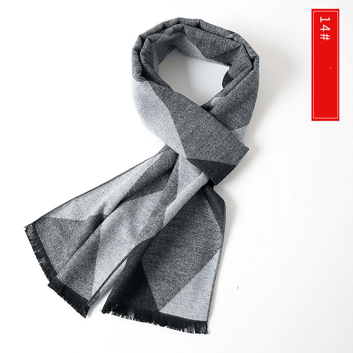 Men'S Extended Cashmere All-Match Warm Scarf - MRSLM