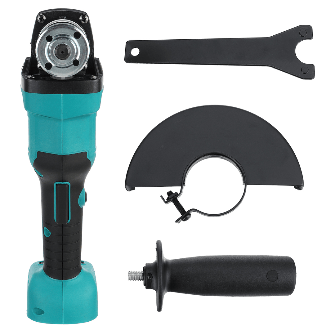 100/125Mm Brushless Cordless Electric Angle Grinder 3-Speed Cutting Polishing Tool for Makita Battery - MRSLM