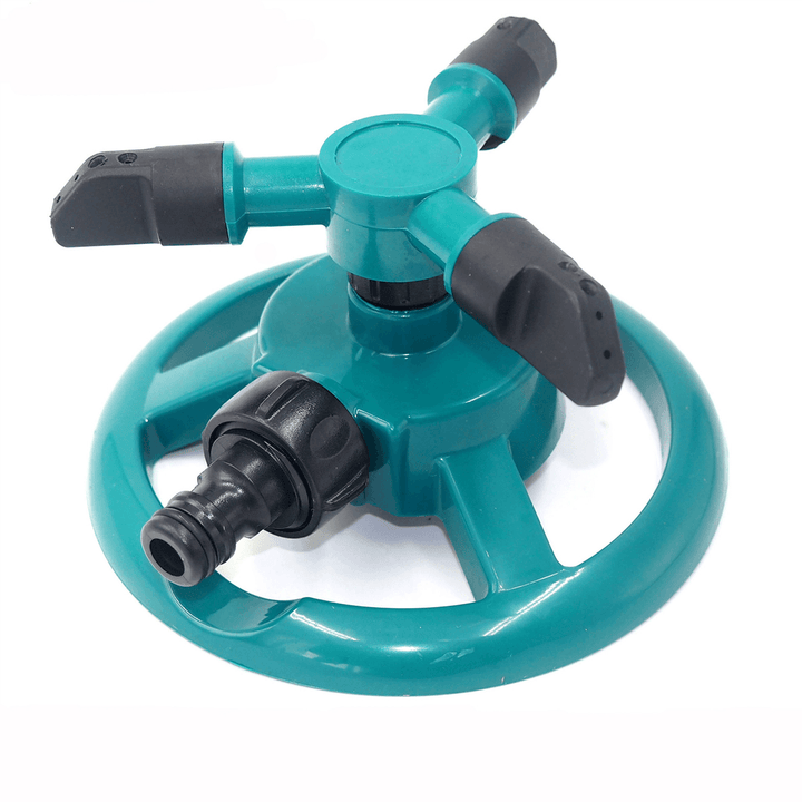 Garden Watering Tools Irrigation Law Sprinkler Automatic Three Arms 360 Degree Rotating Spray Nozzle - MRSLM