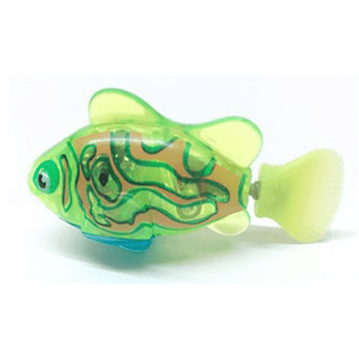 Baby Summer Bath Toy Magic Light Induction Swimming Fish - MRSLM